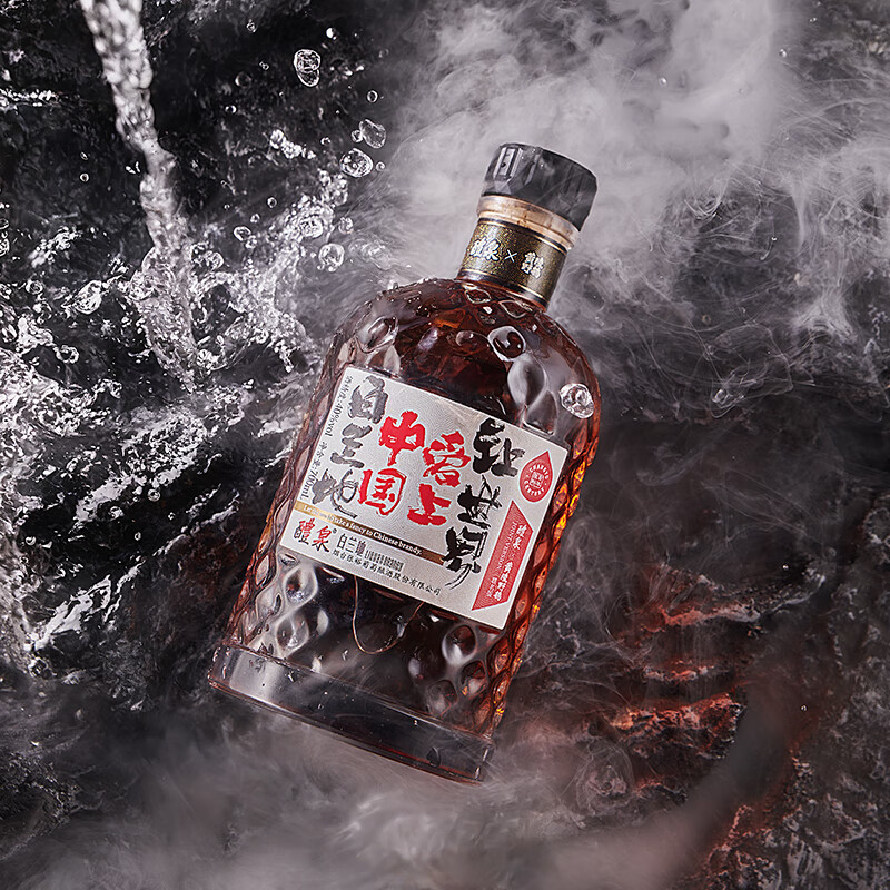 张裕醴泉金奖白兰地 单支礼盒装700ml 黄陵野鹤联名款 洋酒葡萄蒸馏酒 700mL 1瓶