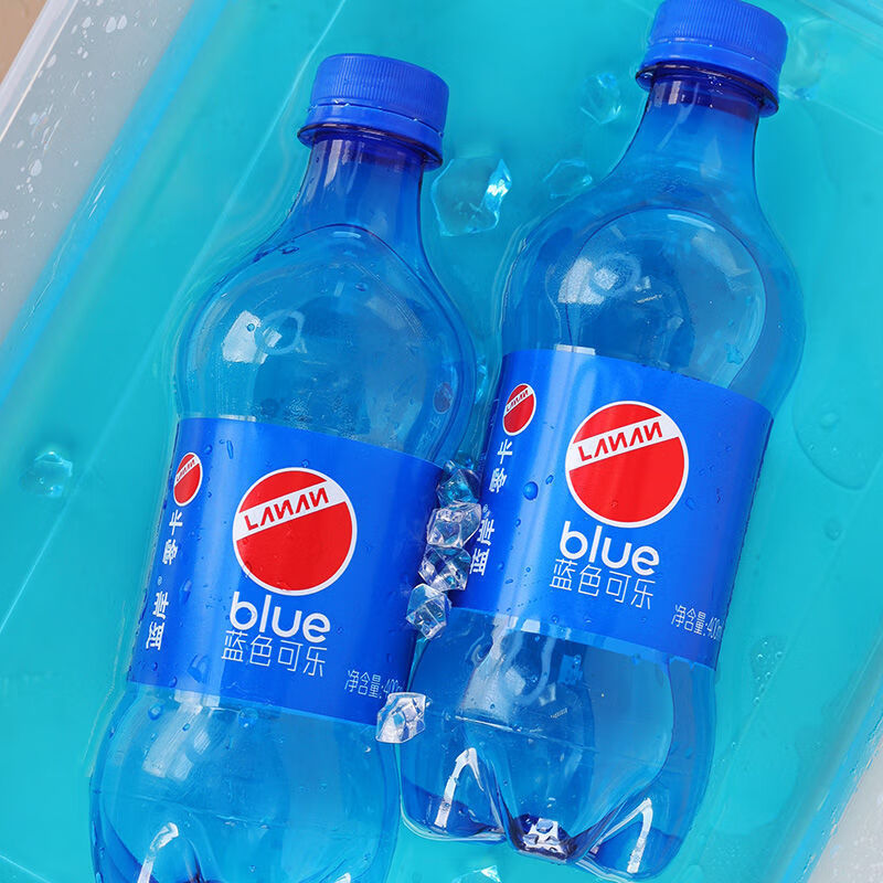 红允巴黎岛蓝色可乐 蓝岸新品0卡0热量无糖蓝色可乐碳酸饮料整箱 巴黎