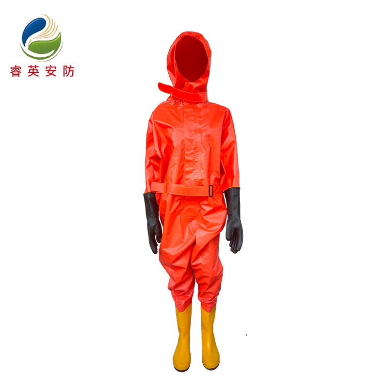 适用睿英二级轻型防护服防酸碱防化服服防毒气重型加厚简易连体隔