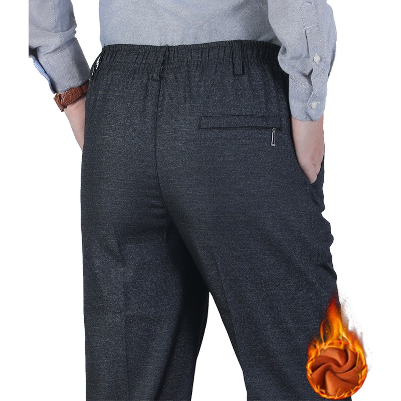 加绒裤子3xl加绒款1件装黑色男束脚哈伦裤休闲裤