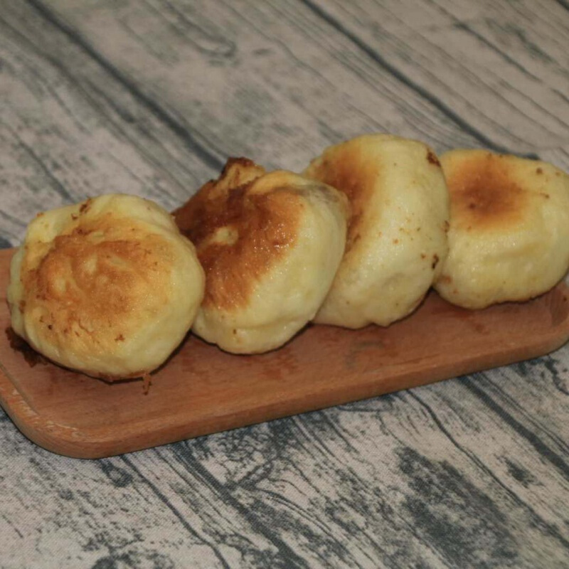 湖北特产天门煮包子水煎包锅贴莲藕馅猪肉馅特色小吃早点 猪肉馅12个