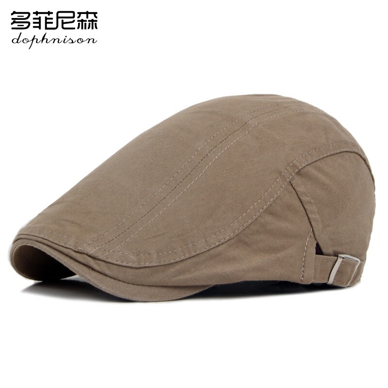 多菲尼森 前进帽鸭舌帽男士帽子秋冬优雅英伦休闲防晒复古画家帽英伦