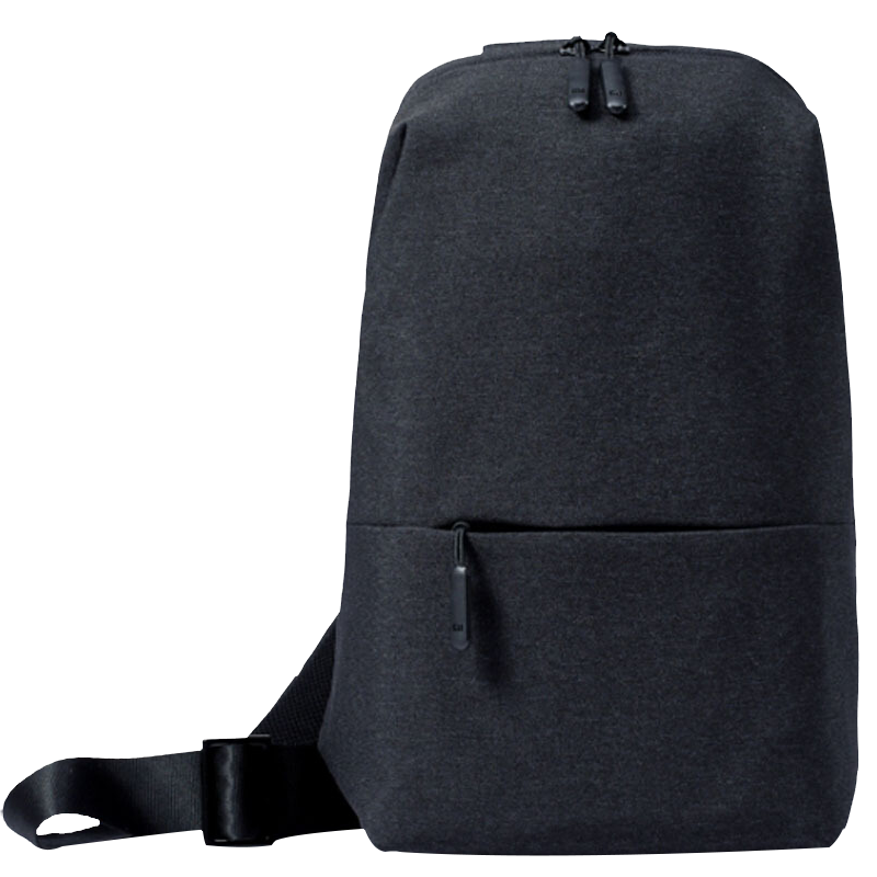 小米（MI）胸包多功能斜跨包时尚休闲腰包旅游平板电脑男女单肩包 小米胸包-深灰色