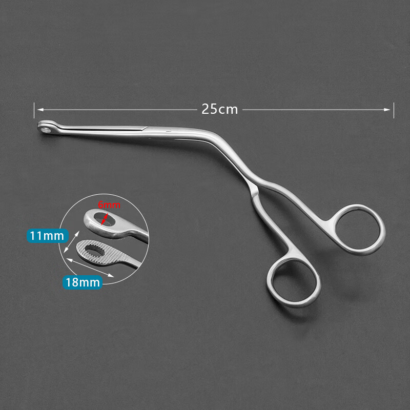 喉科手术器械取鱼骨鱼刺喉钳喉咙异物钳间接喉钳五官口鼻喉科医用