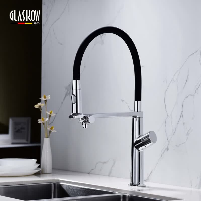 glaskow德国精工三合一净水器龙头全铜万向旋转直饮水厨房水槽冷热水
