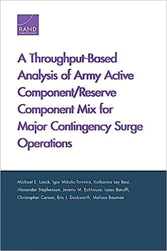 预订 a throughput-based analysis of army active component