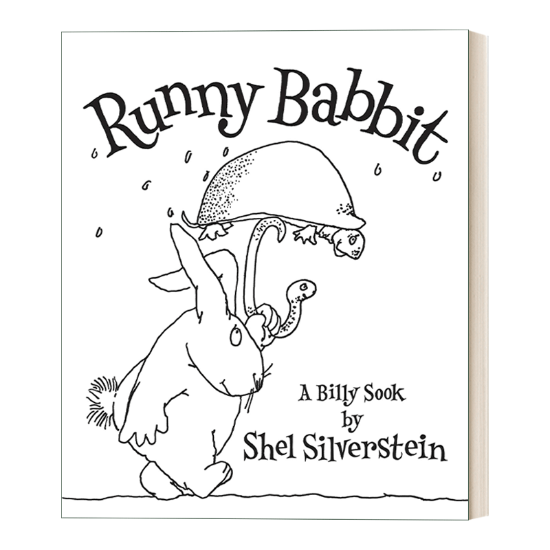 runny babbit 尼巴子兔 谢尔希尔弗斯坦 精装绘本 英文版 进口英语