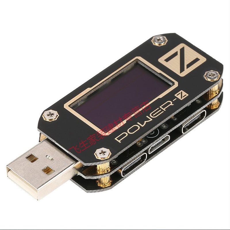 迈恻亦科奈信测试仪ChargerLAB POWER-Z USB PD电压电流纹波双Type-C测 KM001