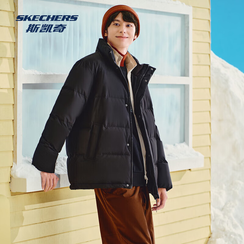 ˹���棨Skechers����Ůͬ����̿��Լ�˶����޷����챣ů����Ѽ���������� ̼��/0018 XS