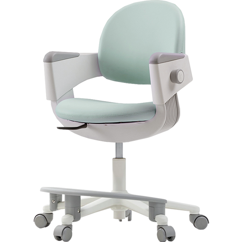 iloom韩国原装进口电脑椅学习学生写字椅家用书房办公会议椅人体工学椅电竞椅 深邃蓝(无背套)