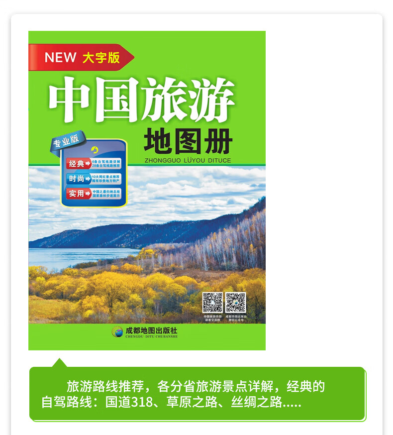 中国册大字版 自驾游伴侣 中国交中国册大