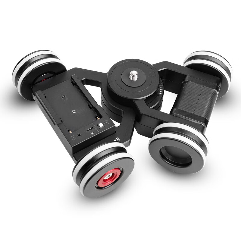 沃尔夫冈 影棚桌面电动智能摄影小车手机单反相机大范围缩时视频滑轨