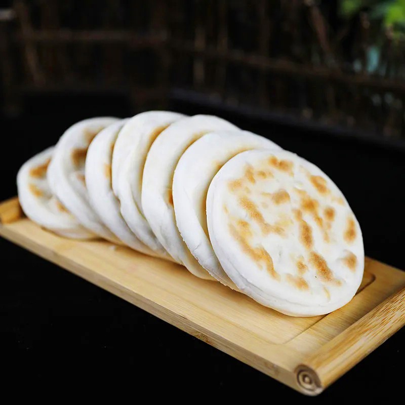 白吉馍白吉饼肉夹馍 农家手工烧饼老面发酵小麦粉 面点 40个装(约60g