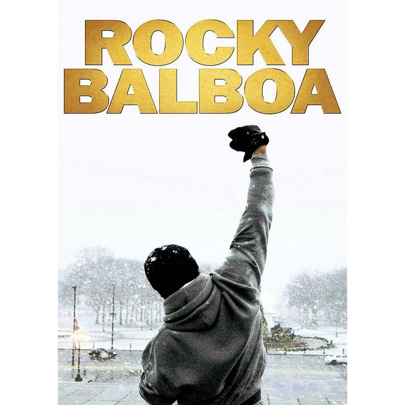 狼天影 洛奇史泰龙海报墙贴纸rocky经典电影酒吧宿舍墙纸拳击肌肉健身