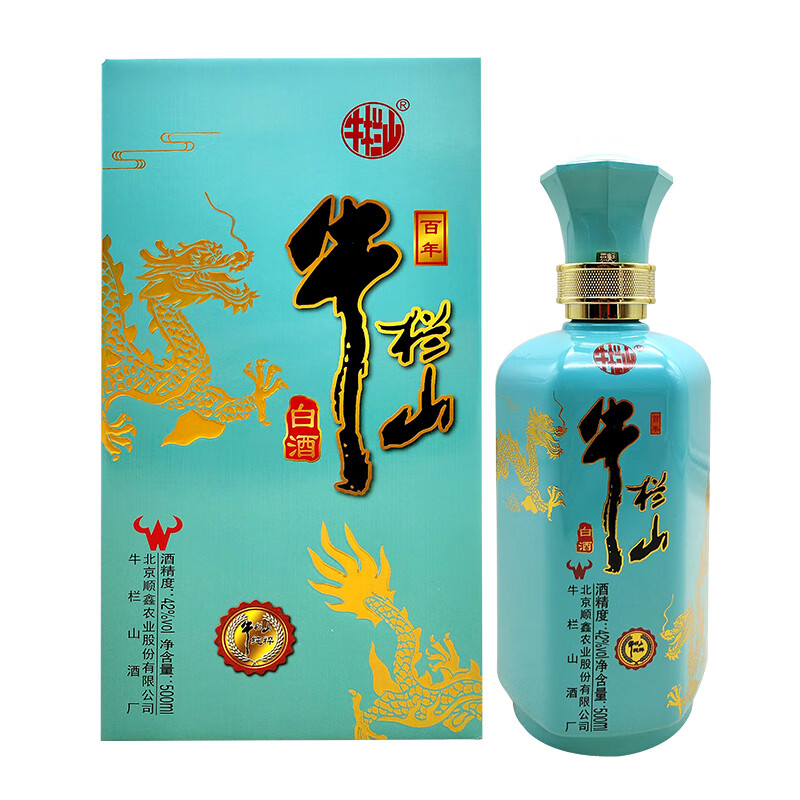 牛栏山纯粹 42度浓香型北京二锅头酒500ml*6瓶整箱装 42%vol 500ml 1