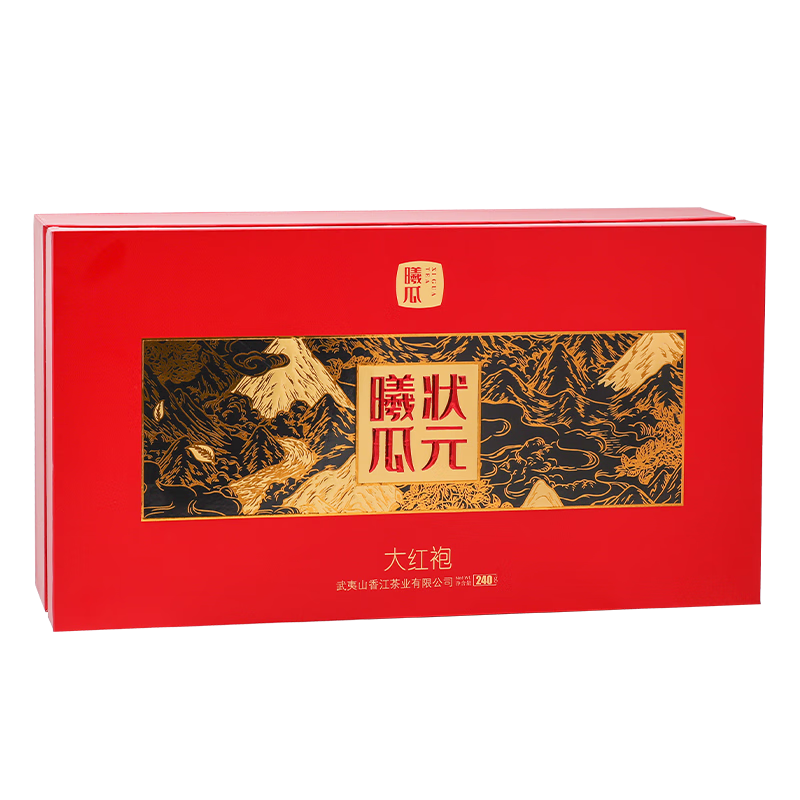 曦瓜烏龍茶狀元武夷巖茶正巖大紅袍特級240g中火禮盒裝 