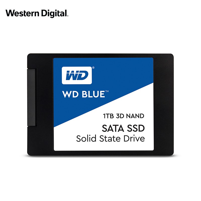 西部数据（WD) 1T SSD固态硬盘 SATA3.0 Blue系列 3D技术 高速读写 五年质保