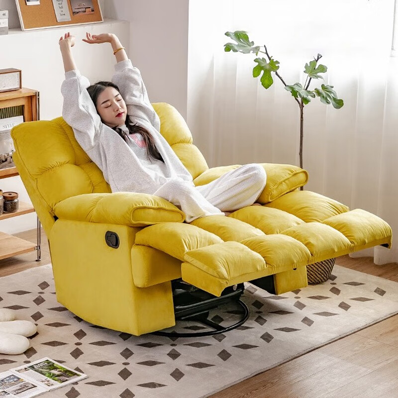 古梵枫太空沙发 电动单人沙发舱客厅多功能阳台可躺可睡云朵布艺椅