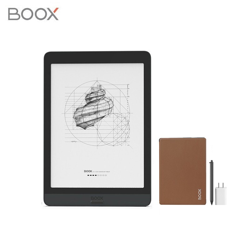 文石BOOX Nova3 7.8英寸电子书阅读器 墨水屏电纸书电子纸甄彩棕色套装 智能阅读办公电子笔记本 安卓手写