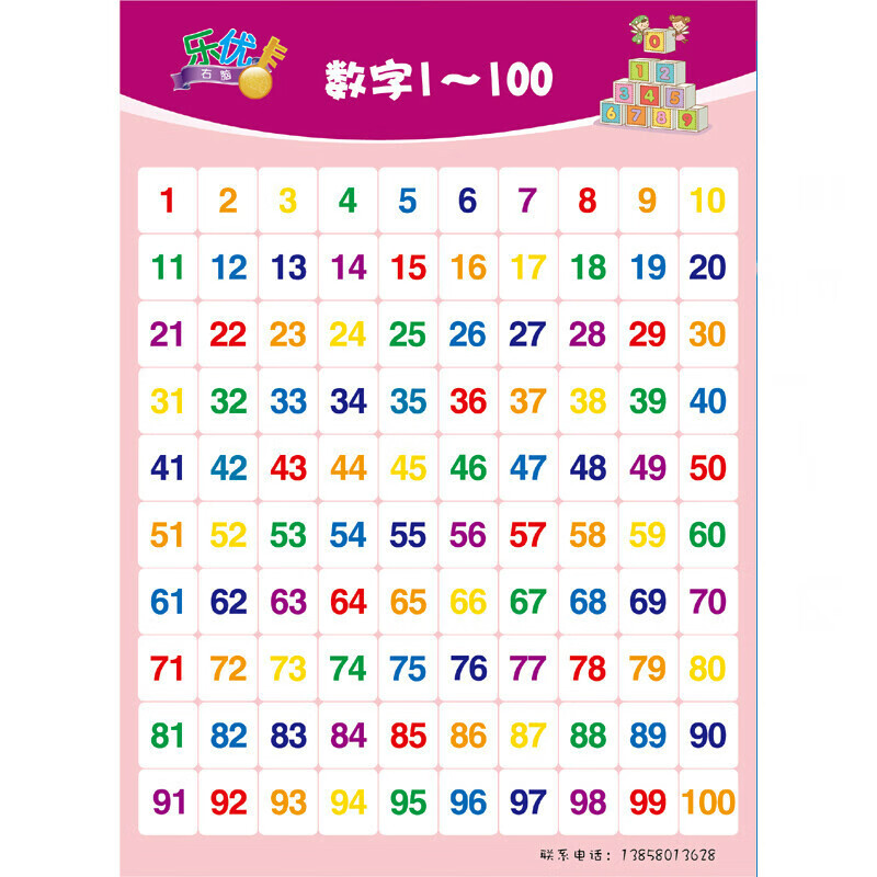 1-100的数字图片-千图网