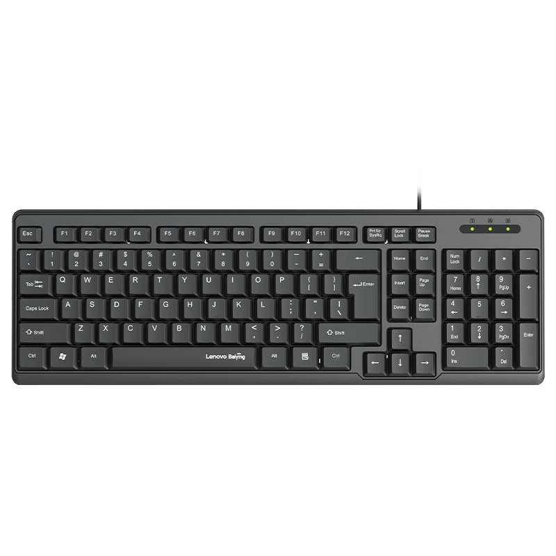 ���루lenovo������KL21 ���߼���  ���԰칫���� �ʼǱ�̨ʽ��һ������̺�ɫ USB 29.9Ԫ