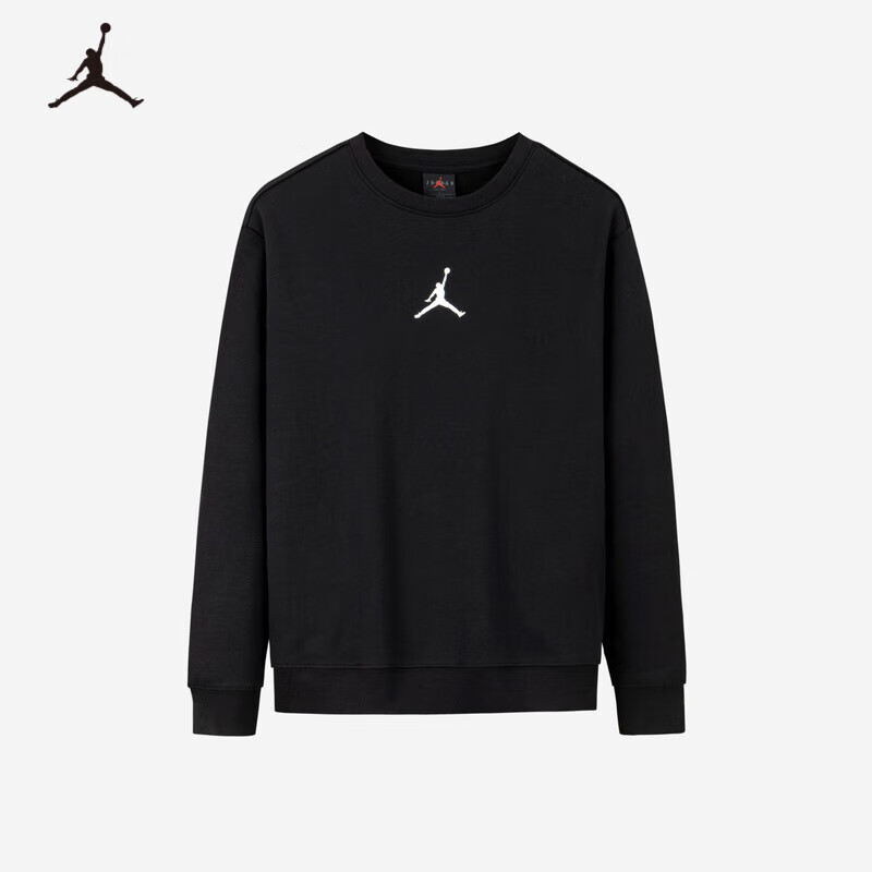 Jordan耐克AJ童装卫衣儿童25春装上衣男女童加绒圆领卫衣