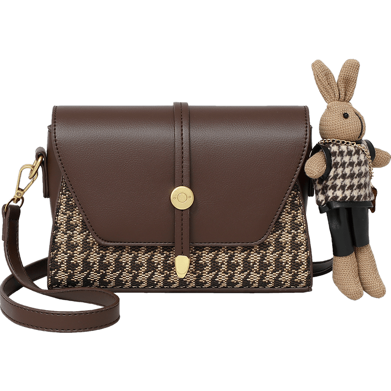 蔻驰georgie马车饰扣链条小方包单肩包