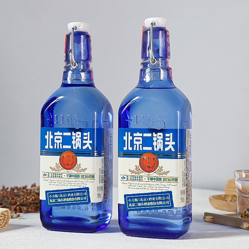 永丰牌北京二锅头白酒出口小方瓶1.5L三斤装大瓶纯粮食口粮酒正品保证 42度 1.5L 1瓶 大蓝品鉴装换购