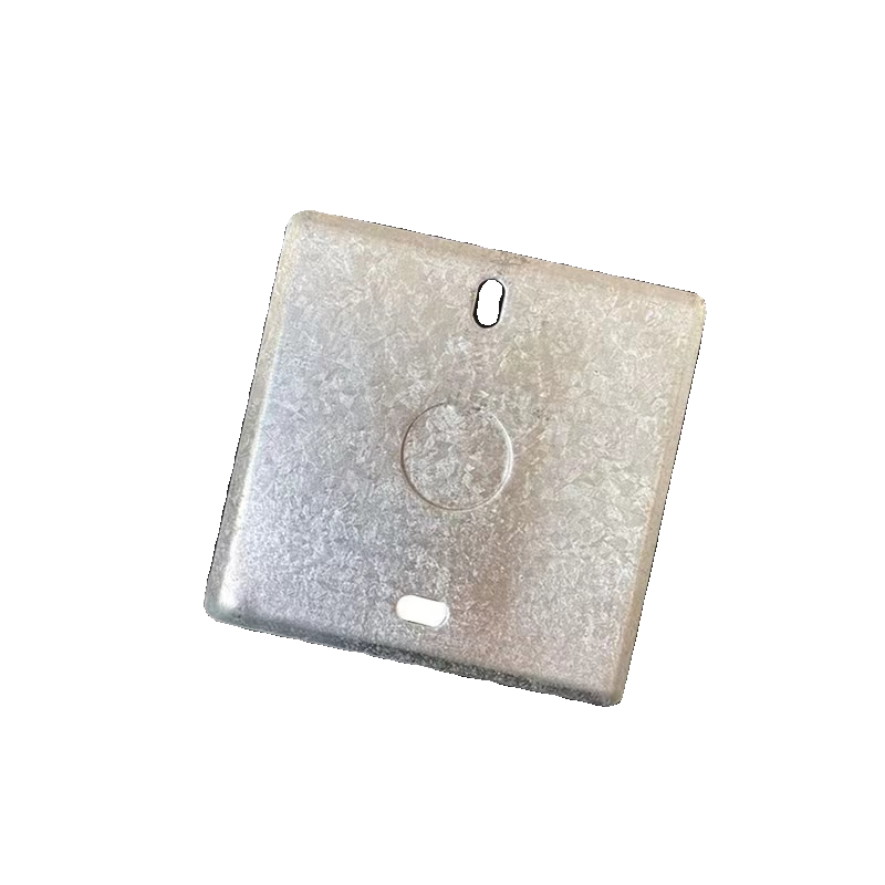 甜苗苗86型金属接线盒盖板开关暗盒盖板插座底盒面板铁线盒盖板八角