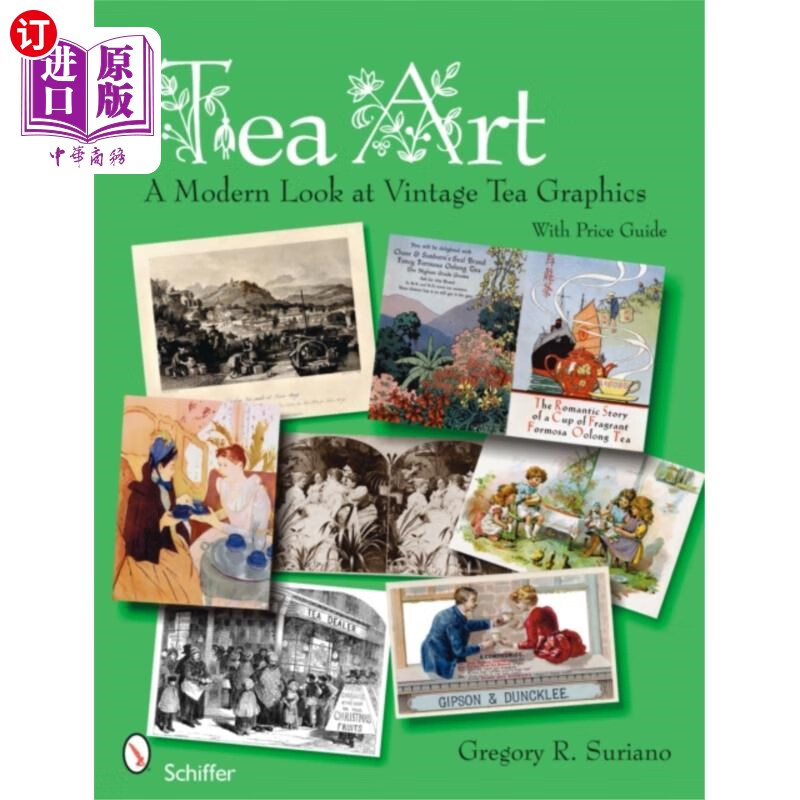 海外直订tea art: a modern look at vintage tea graphics 茶艺:复古