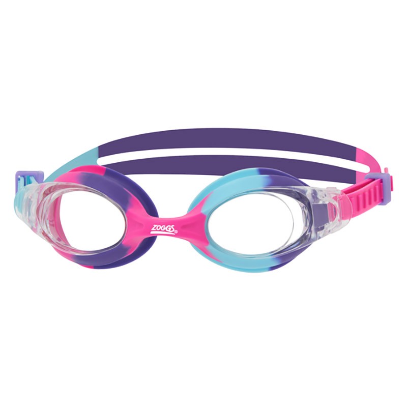 ZOGGS英国 儿童泳镜（0-6岁）游泳泳镜可调节镜带防雾防水 318813-蓝紫粉