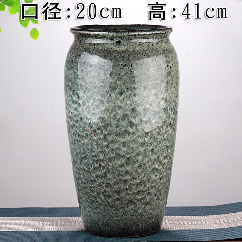 柒閱芒三角梅專用花盆 特大號(hào)粗陶多肉老樁法師三角梅植物綠植大口徑圓 深卡其布色 夏高大斑色老樁 0cm