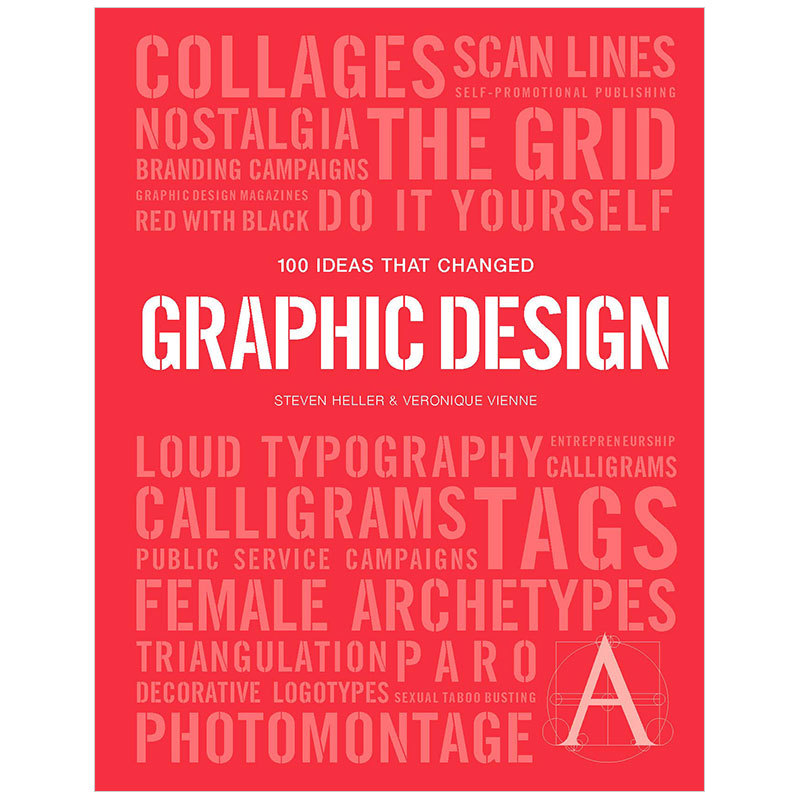 【现货】改变平面设计的100个创意袖珍版100ideasthatchangedgraphic