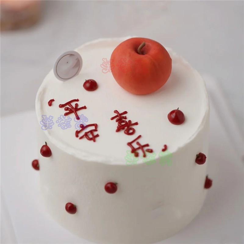 网红创意新年祝福语生日蛋糕简约水果蛋糕全国北京上海广州深圳杭州