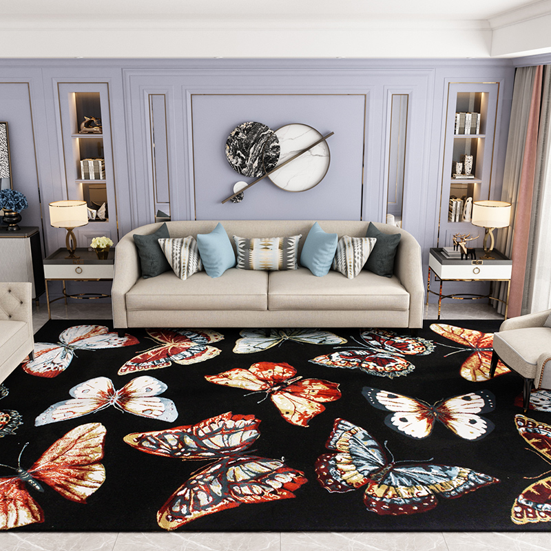 绅士狗 土耳其出口地毯客厅办公商用茶几毯 乡村美式地毯卧室大面积加厚床边毯 109108 2.4*3.4米