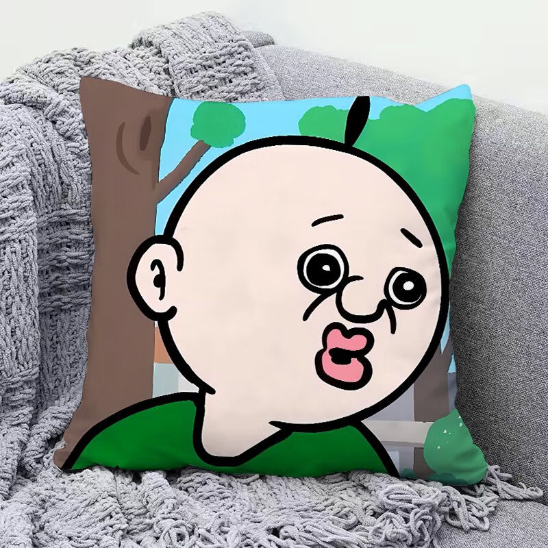 胖进(cozygo)邦邦和玉智靠枕周边抱枕搞笑卡通柔软舒适方枕民宿客厅