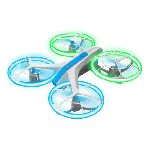 魯咔貝卡遙控飛機航拍無人機玩具飛機酷炫跑馬燈四軸飛行器兒童元旦禮物 20分鐘續(xù)航定高版【雙電】