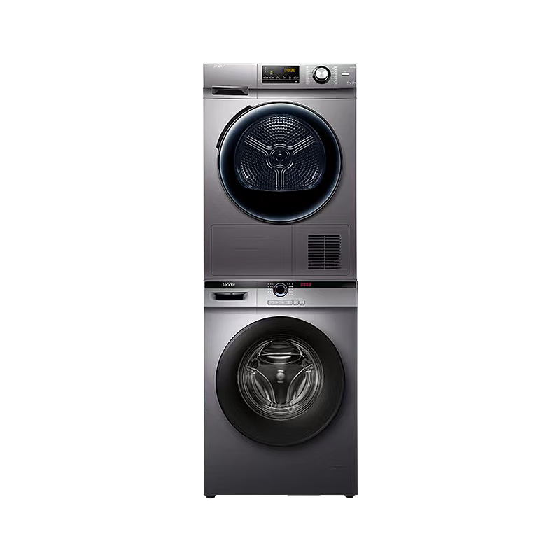Leader海爾智家出品洗烘套裝 10KG滾筒洗衣機全自動+熱泵烘干機家用  @G10B22SE+@TG10076S 家電國家補貼