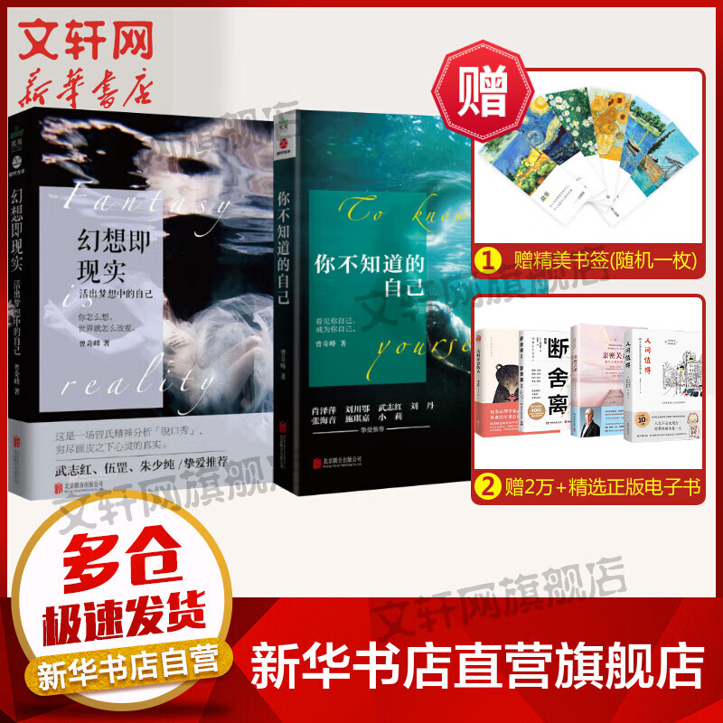 你不知道的自己+幻想即现实虚拟套 图书