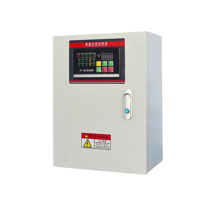 一用一备水泵控制箱消防稳压泵排污泵污水泵控制电箱380v控制柜 报