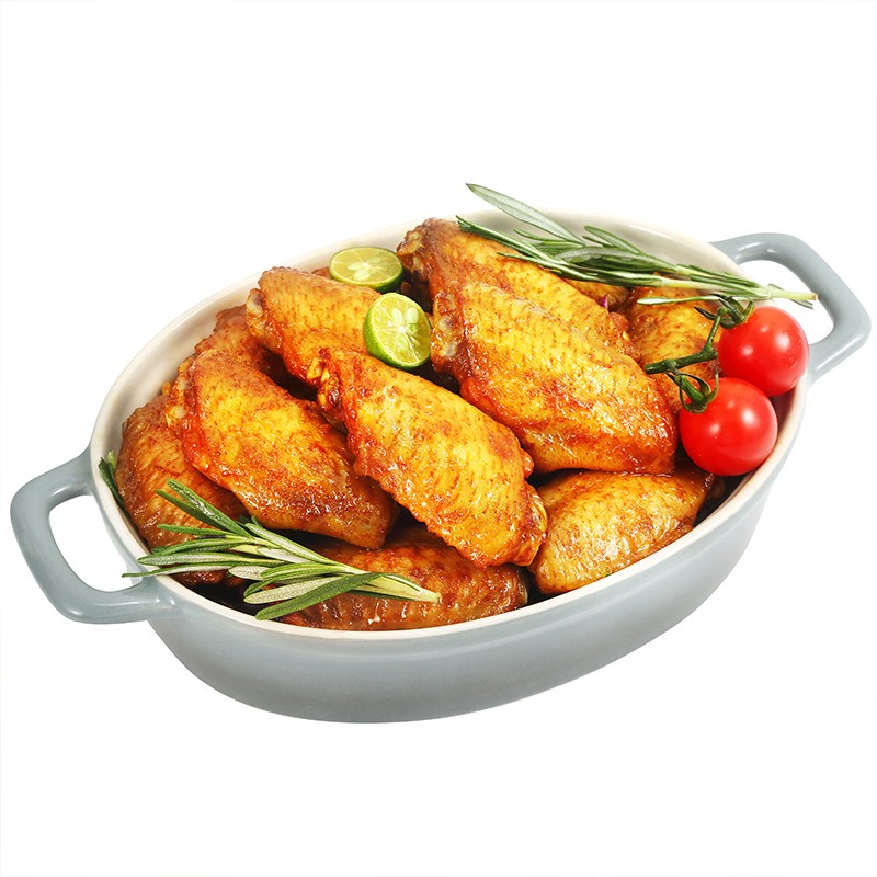 上鲜 泰式咖喱味鸡翅中 1kg 出口日本级 咖喱风味调理鸡翅中 烤翅炸鸡翅 清真食品
