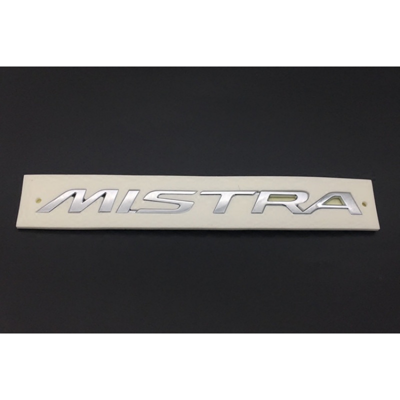 美克杰现代名图车标后英文标mistra字母标后备箱盖标尾箱识贴标mistra