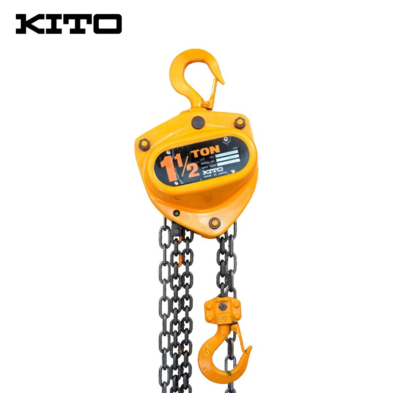 kito 手拉葫芦 环链葫芦吊装起重工具 倒链手动葫芦 cb015 1.