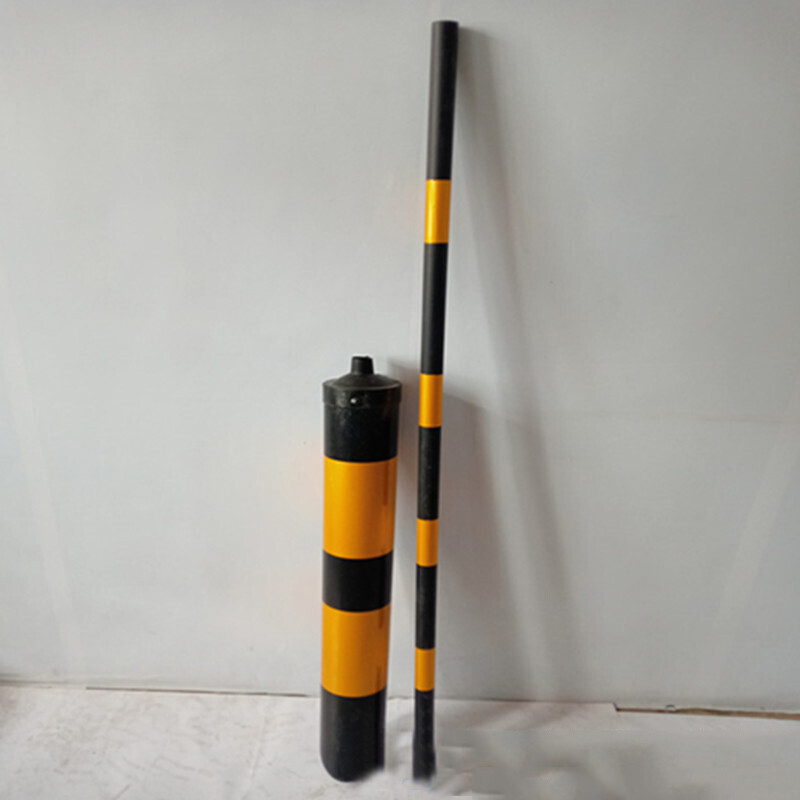 拉线保护套电力通讯黑黄PVC保护套管防撞红白反光警示管 黑黄粗管直径110细管32毫米