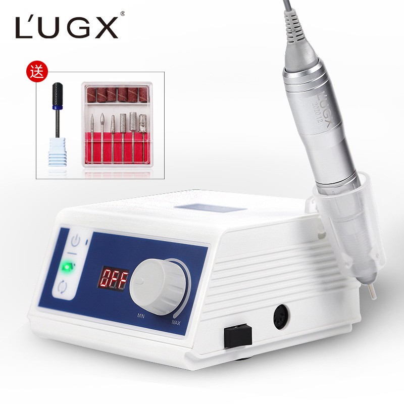 lugx无刷美甲打磨机电动磨甲器插电款脚踏专业美甲修店电动指甲磨甲
