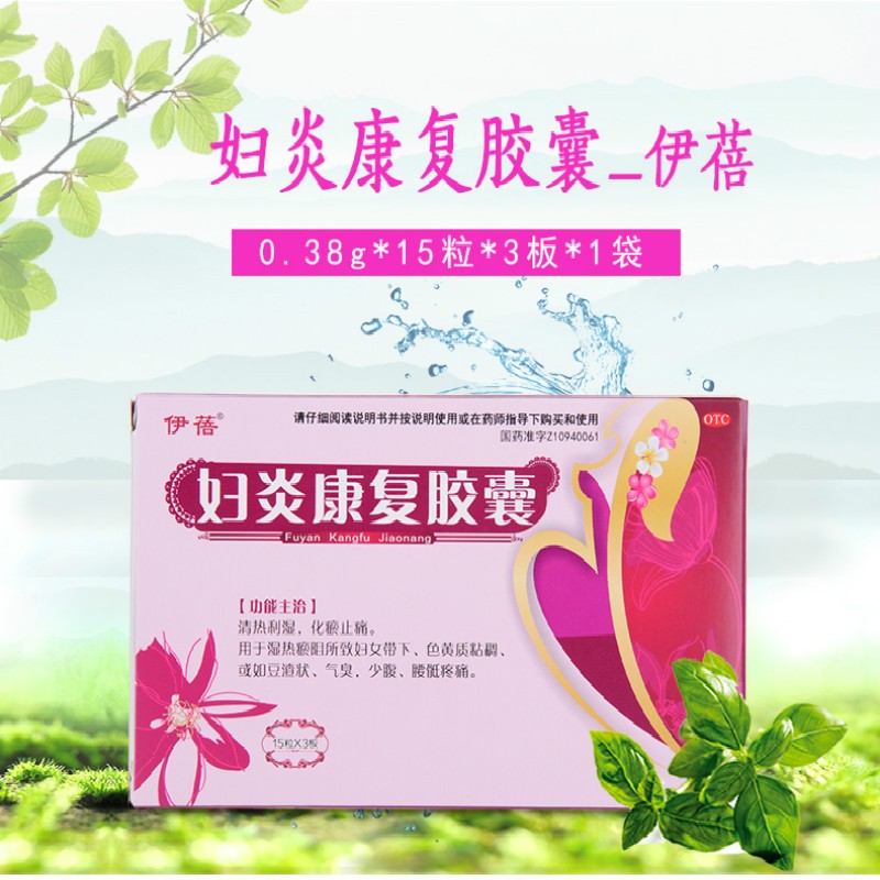吉春 妇炎康复胶囊 0.38g*45粒/盒 标准装