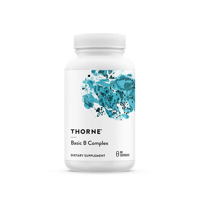美国进口thorne悦恩维生素b族胶囊60粒b104男女活性vb加班熬夜