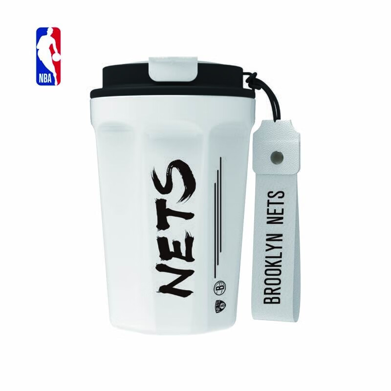NBA 籃網(wǎng)隊(duì)運(yùn)動(dòng)隨行杯 籃球運(yùn)動(dòng)時(shí)尚便攜水杯 球迷周邊 騰訊體育