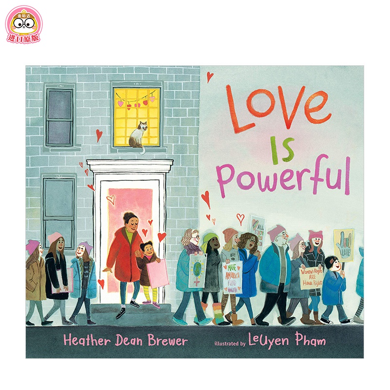 【现货】love is powerful爱充满力量 和平友爱停止分裂绘本 英文原版