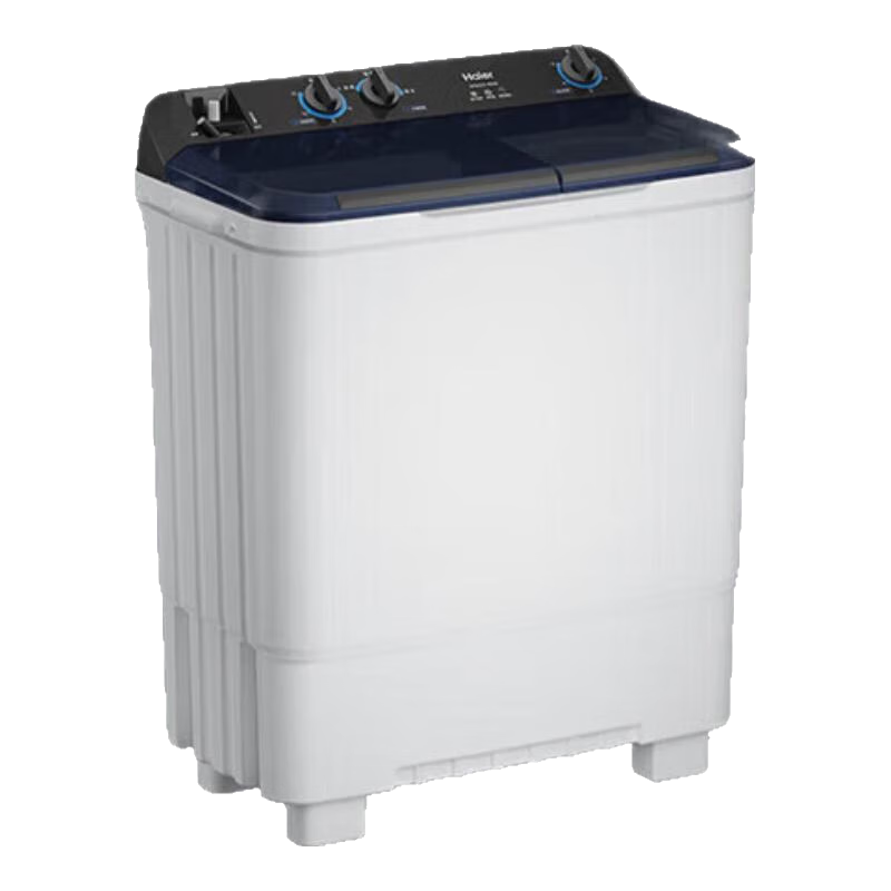 海爾（Haier）洗衣機(jī)半自動(dòng)大容量雙缸強(qiáng)力去污雙凈力颶風(fēng)水流雙桶洗脫分離公斤家用以舊換新 【升級(jí)】10公斤半自動(dòng)+動(dòng)力強(qiáng)勁+噴淋漂洗